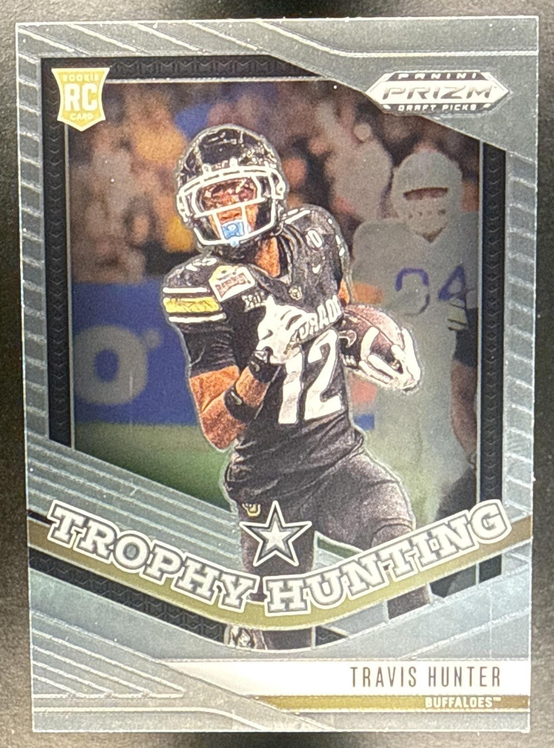 TRAVIS HUNTER 2025 PANINI PRIZM DRAFT PICKS #20 TROPHY HUNTING BUFFALOES