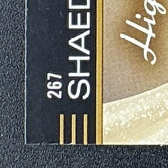 2025 Topps Hoops Shaedon Sharpe #267 Rainbow Foil Season Highlight