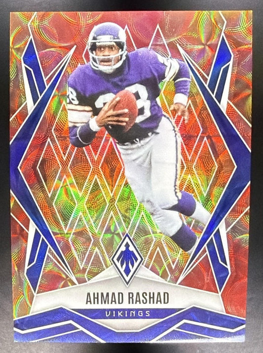 AHMAD RASHAD 2025 PANINI PHOENIX FACTORY SET #50 FIREBURST /350 VIKINGS