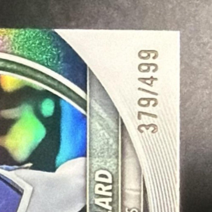 DAMIAN LILLARD 2025-26 BOWMAN #BCV-81 CHROME REFRACTOR 379/499 BUCKS