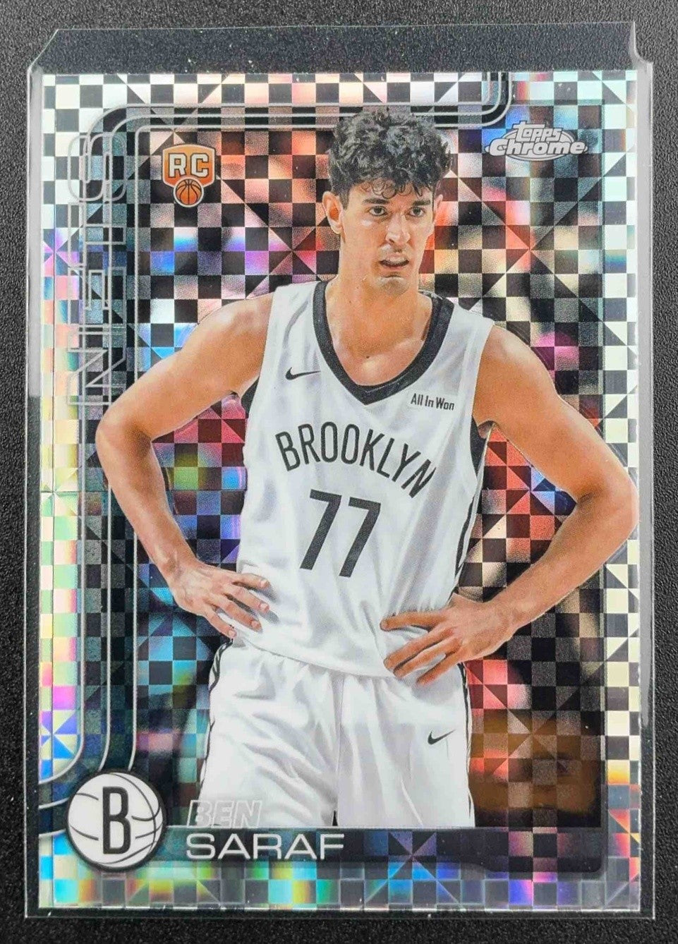 BEN SARAF 2025-26 TOPPS CHROME #276 X-FRACTOR RC NETS