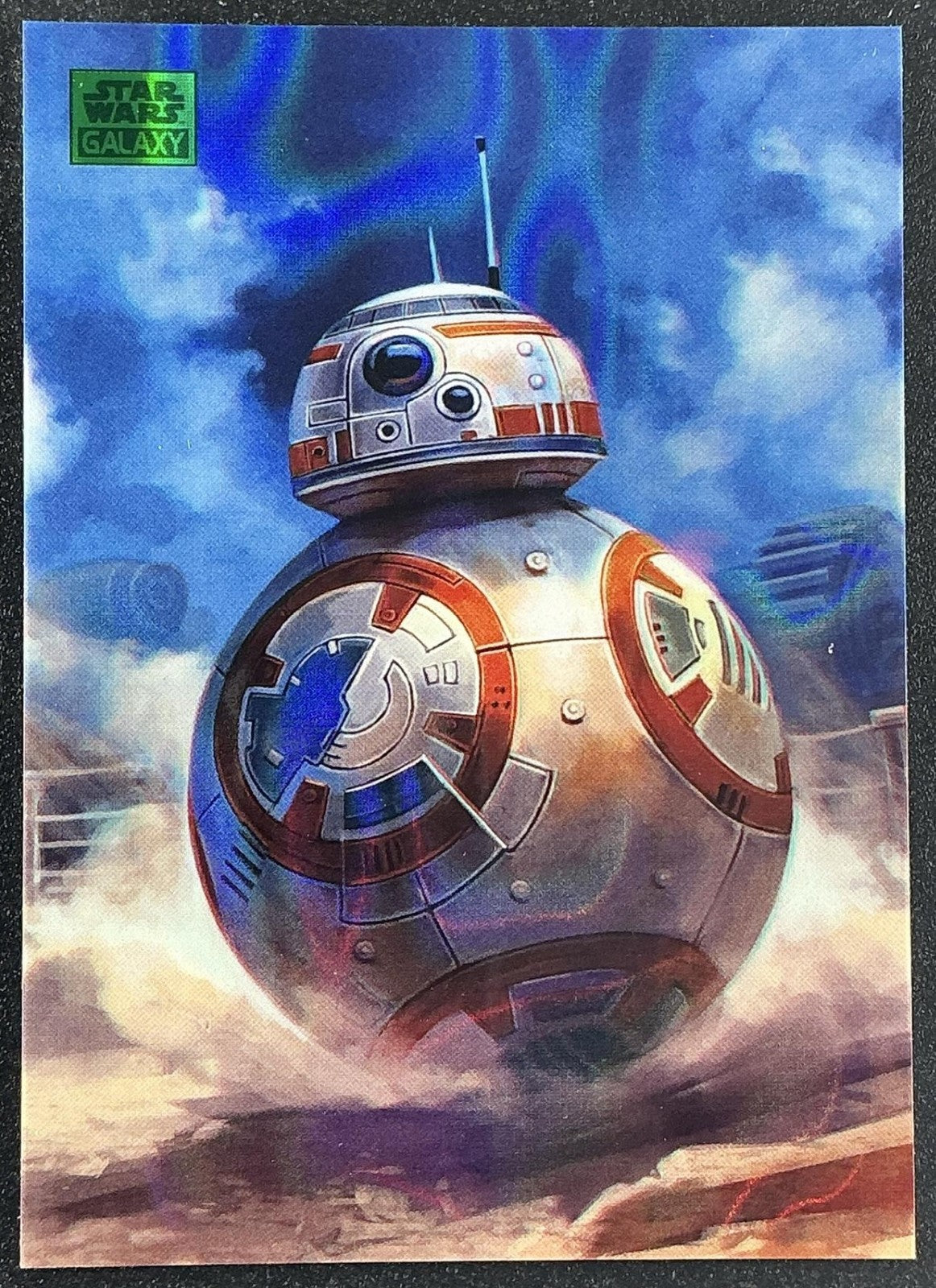 2025 Topps Chrome Star Wars BB-8 #POW-4 Power of the Force Green Lava /175