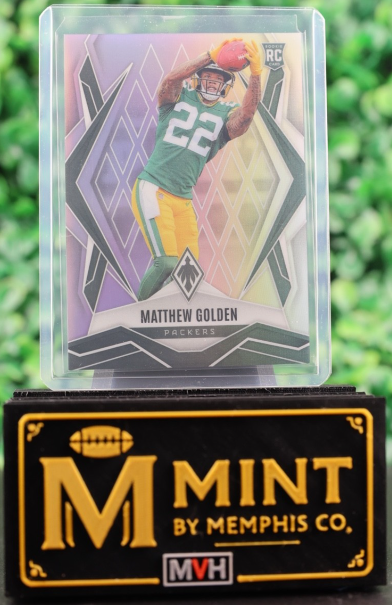 MATTHEW GOLDEN 2025 PANINI PHOENIX ROOKIE SILVER PRIZM #174 GREEN BAY PACKERS RC