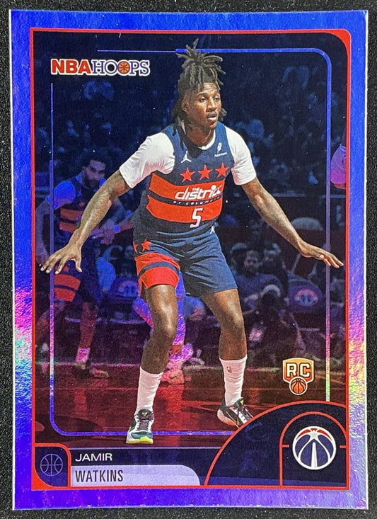JAMIR WATKINS 2025-26 TOPPS HOOPS #19 RC WIZARDS