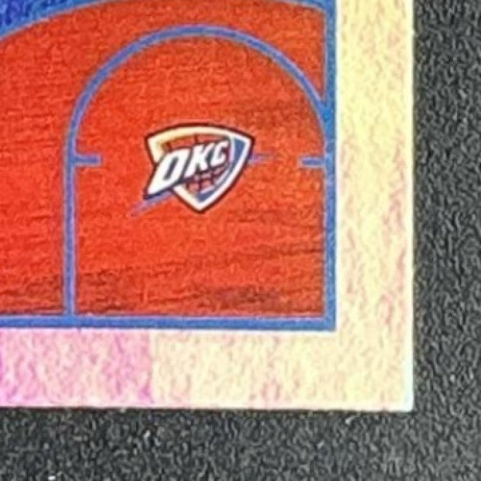 SHAI GILGEOUS-ALEXANDER 2025-26 TOPPS HOOPS #86 RAINBOW FOIL THUNDER