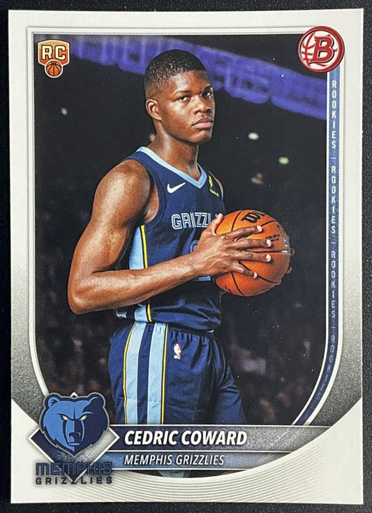 CEDRIC COWARD 2025-26 BOWMAN #11 RC GRIZZLIES