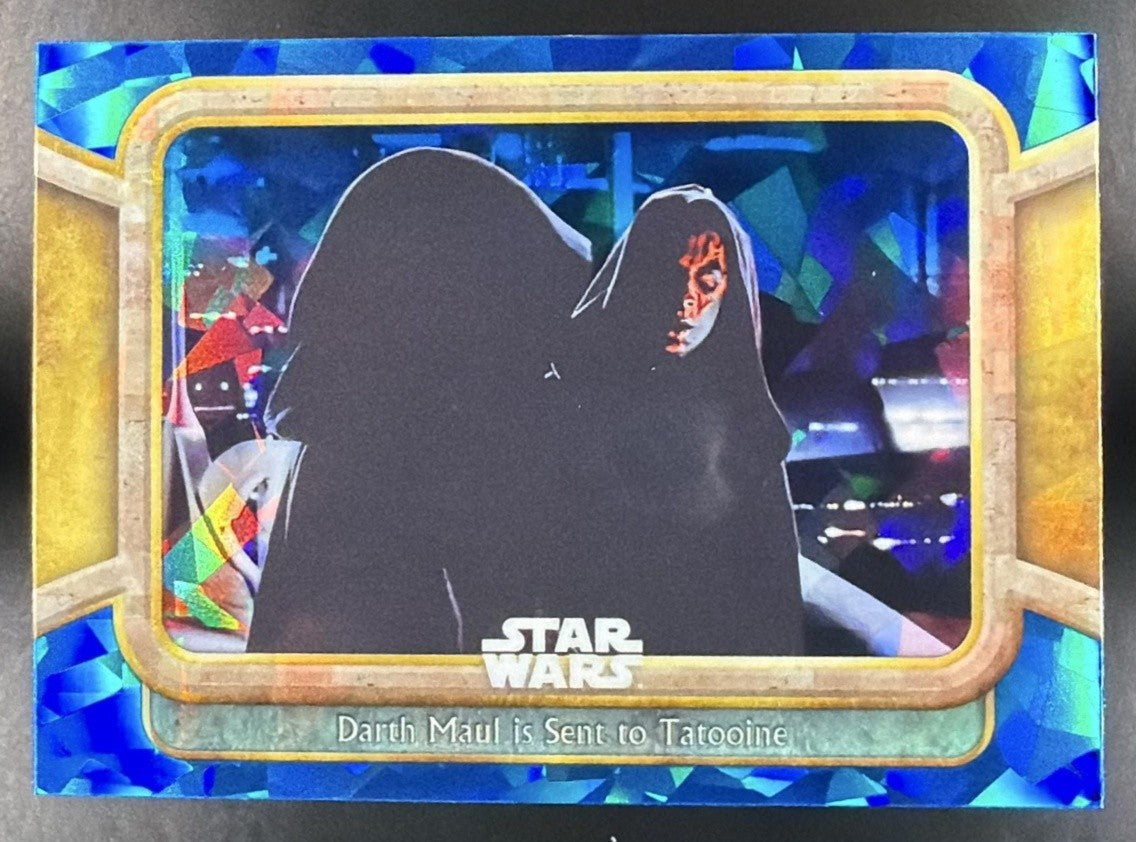 2024 Topps Chrome Sapphire Star Wars Darth Maul is Sent to Tatooine #38