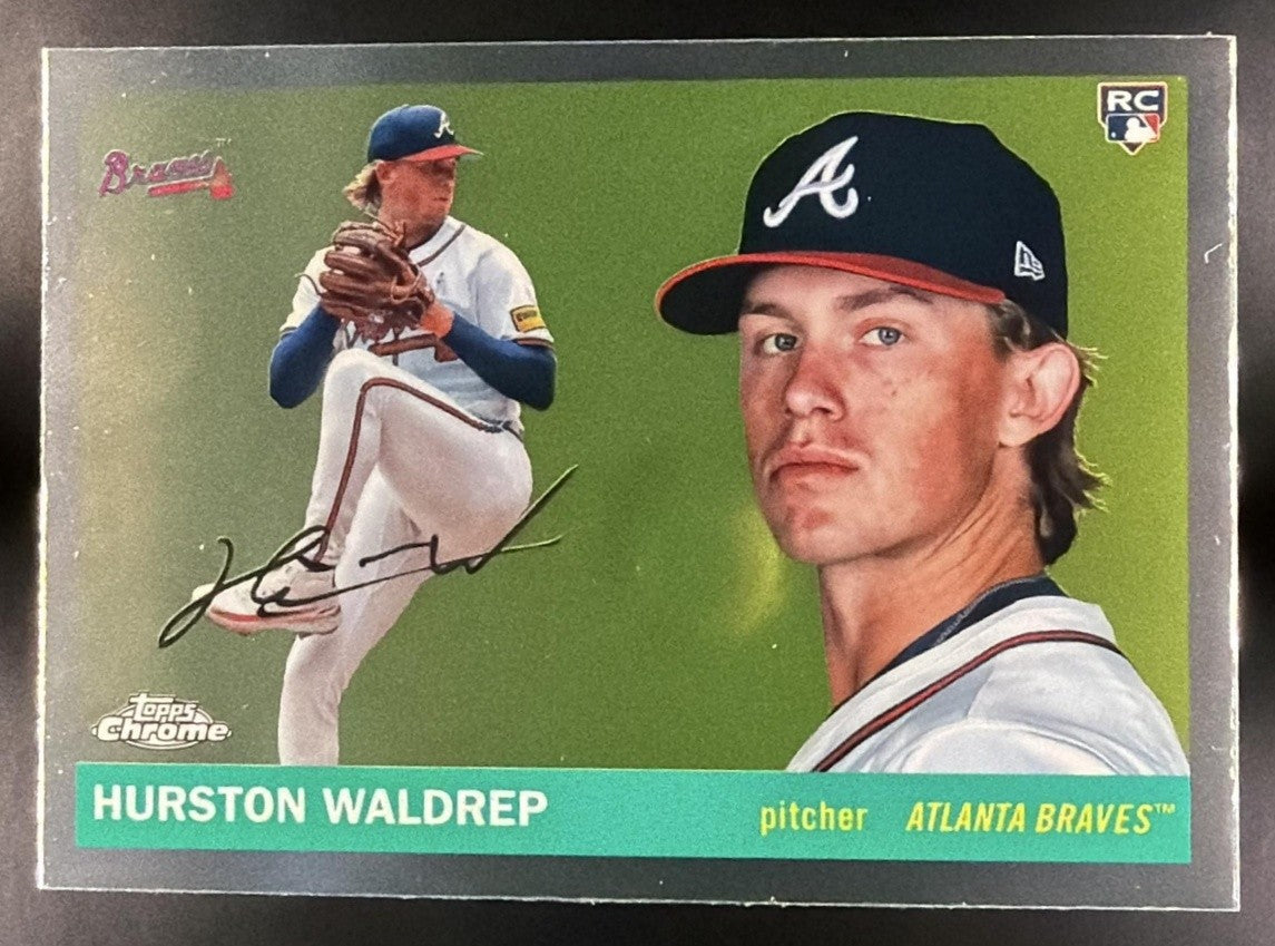HURSTON WALDREP 2025 TOPPS CHROME PLATINUM ANNIVERSARY #400 RC BRAVES