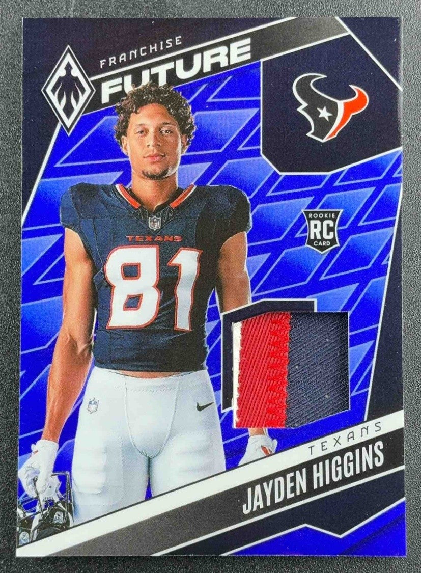JAYDEN HIGGINS 2025 PHOENIX FRANCHISE FUTURE #FFM-JHS 3 COLOR PATCH (RC) /199