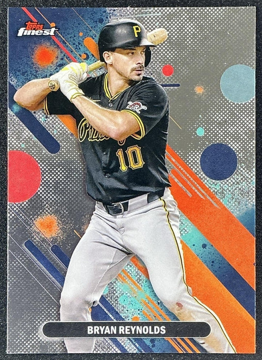 BRYAN REYNOLDS 2025 TOPPS FINEST #42 COMMON PIRATES