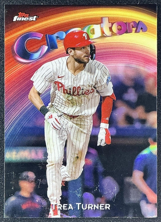 TREA TURNER 2025 TOPPS FINEST #C-23 CREATORS PHILLIES