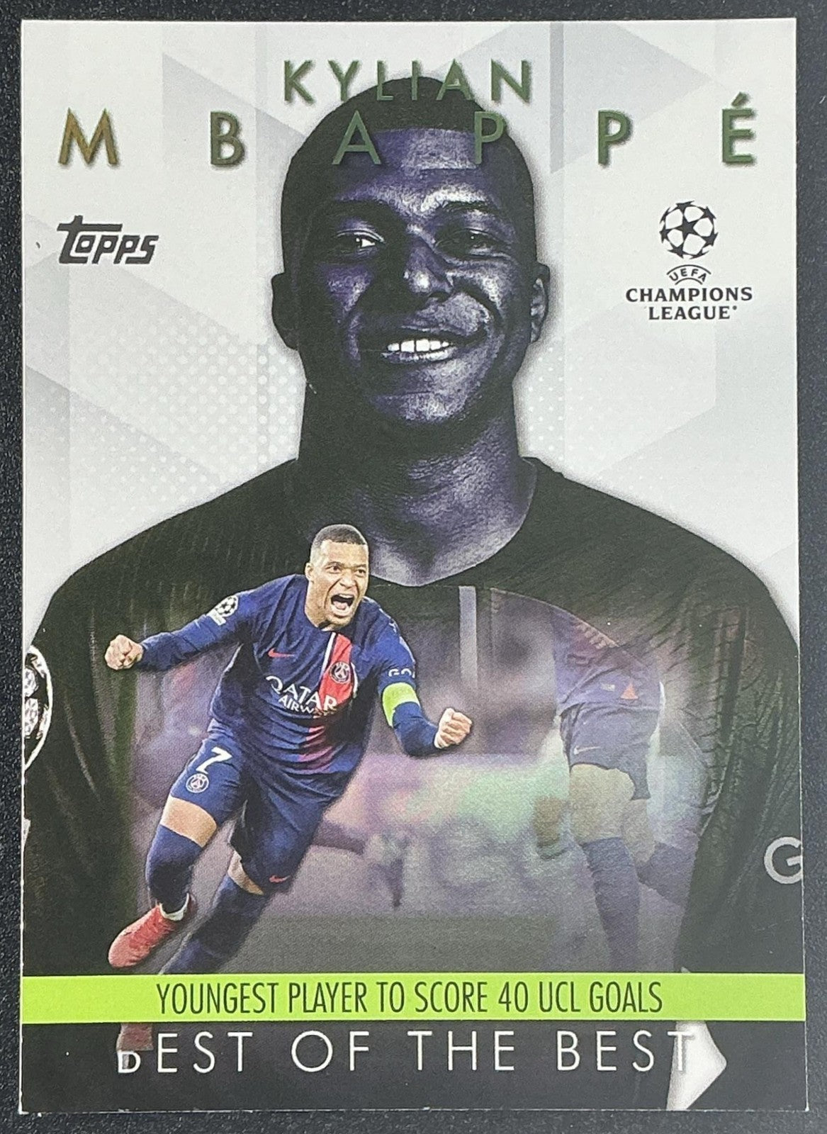 2023 Topps Kylian Mbappe #BM-8 Best of the Best 2022/23 Moments