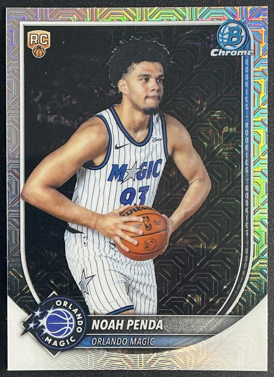 NOAH PENDA 2025-26 BOWMAN #BCV-32 CHROME MOJO REFRACTOR RC MAGIC