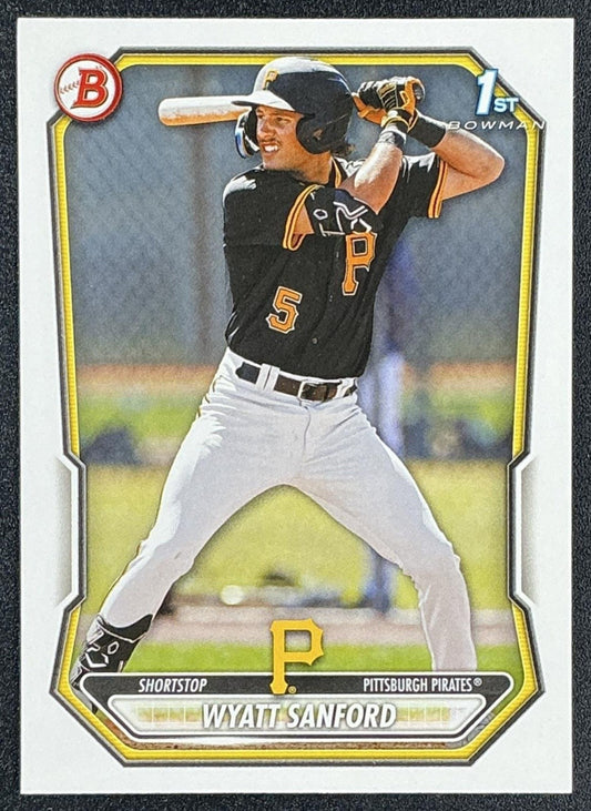 WYATT SANFORD 2026 BOWMAN #BP-66 1ST PROSPECT PIRATES