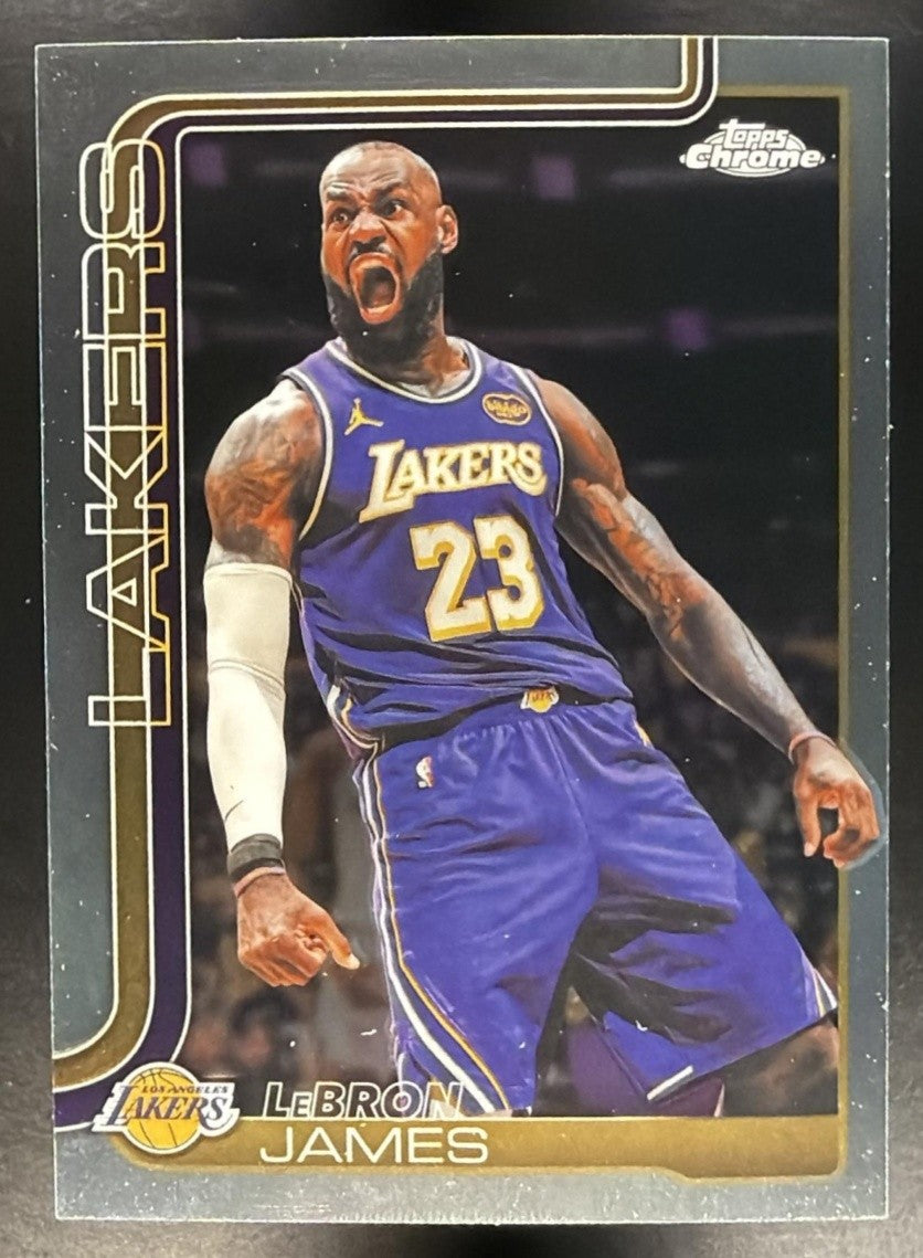 LEBRON JAMES 2025-26 TOPPS CHROME UPDATE #1 LAKERS