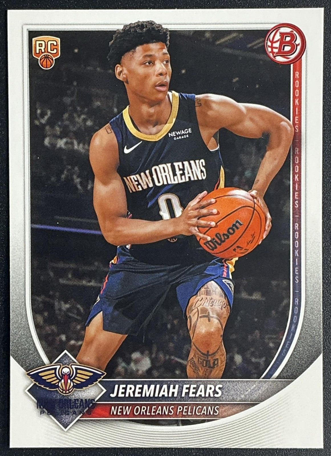 JEREMIAH FEARS 2025-26 BOWMAN #7 RC PELICANS