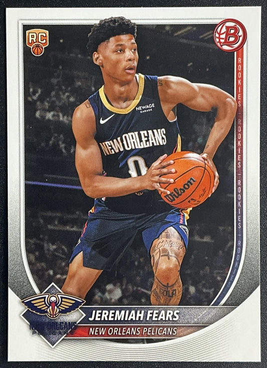 JEREMIAH FEARS 2025-26 BOWMAN #7 RC PELICANS