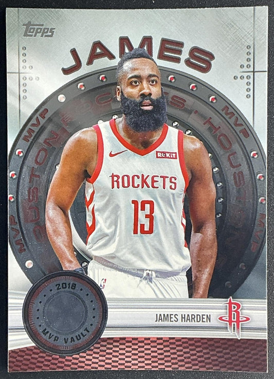 JAMES HARDEN 2025-26 TOPPS #MVP-4 MVP VAULT ROCKETS