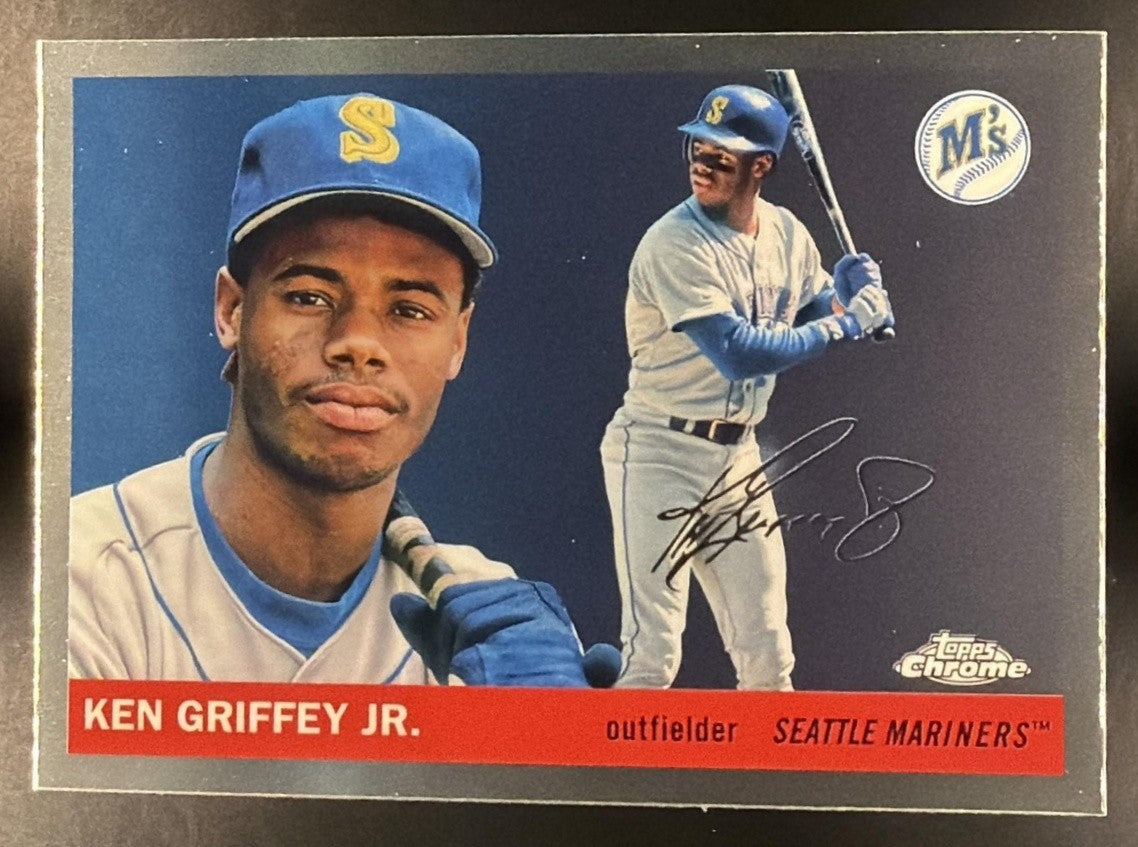 KEN GRIFFEY JR. 2025 TOPPS CHROME PLATINUM ANNIVERSARY #405 MARINERS