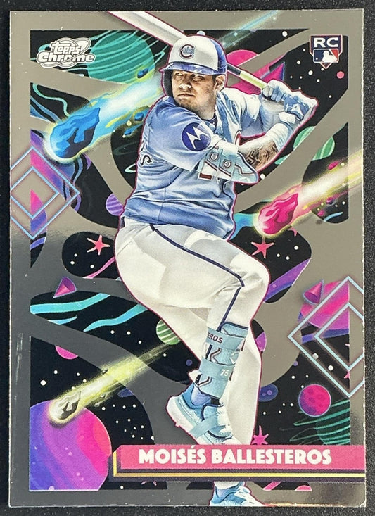 MOISES BALLESTEROS 2025 TOPPS COSMIC CHROME #58 RC CUBS