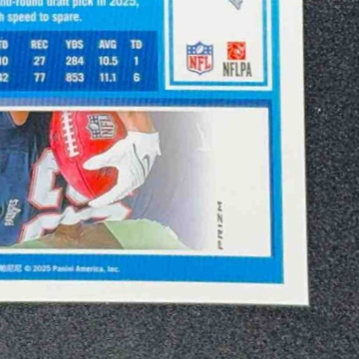 2025 Panini Donruss Optic TreVeyon Henderson #248 Rated Rookie Blue Hyper Prizm