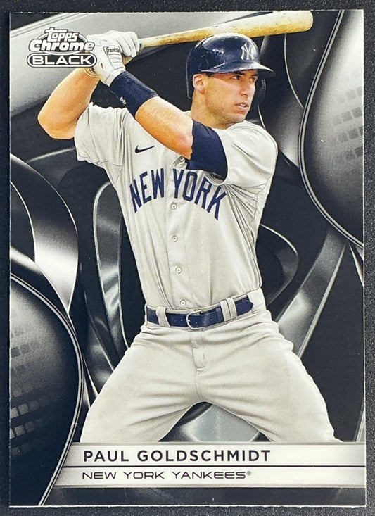 PAUL GOLDSCHMIDT 2025 TOPPS CHROME BLACK #146 YANKEES