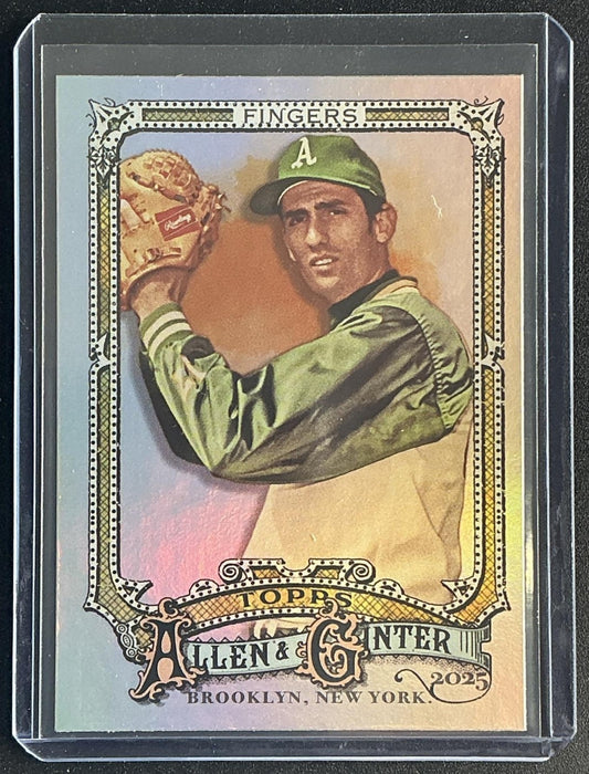 ROLLIE FINGERS 2025 TOPPS ALLEN & GINTER #328 SHORT PRINT SP ATHLETICS
