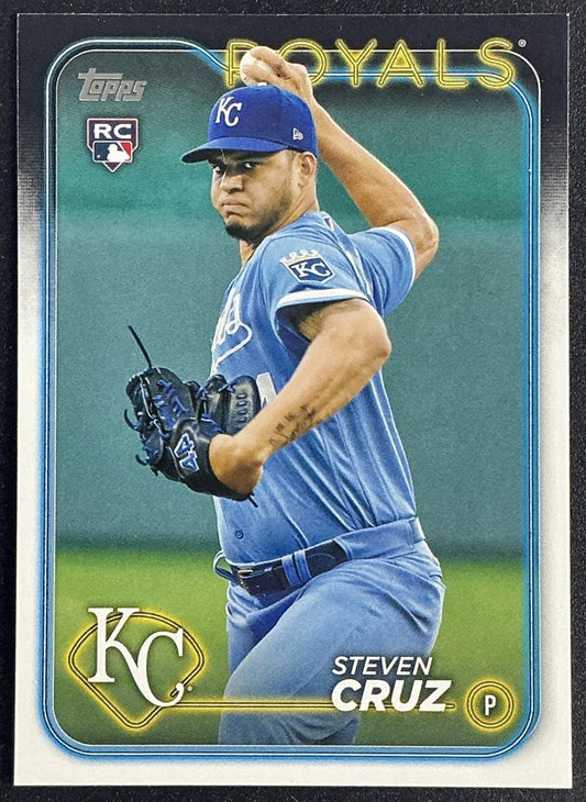 STEVEN CRUZ 2024 TOPPS #360 RC ROYALS