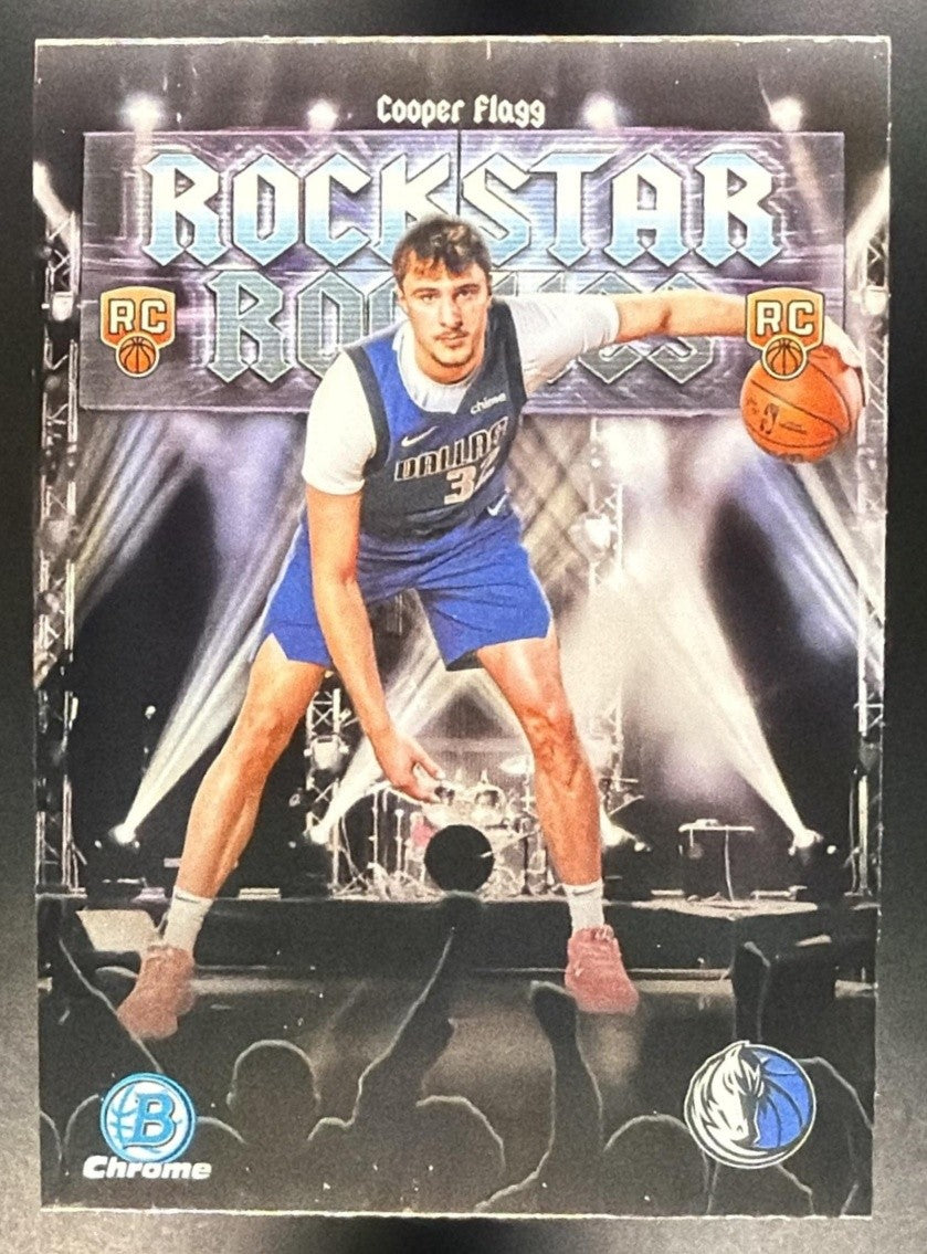 COOPER FLAGG 2025-26 BOWMAN #RR-1 CHROME ROCKSTAR ROOKIES RC MAVERICKS