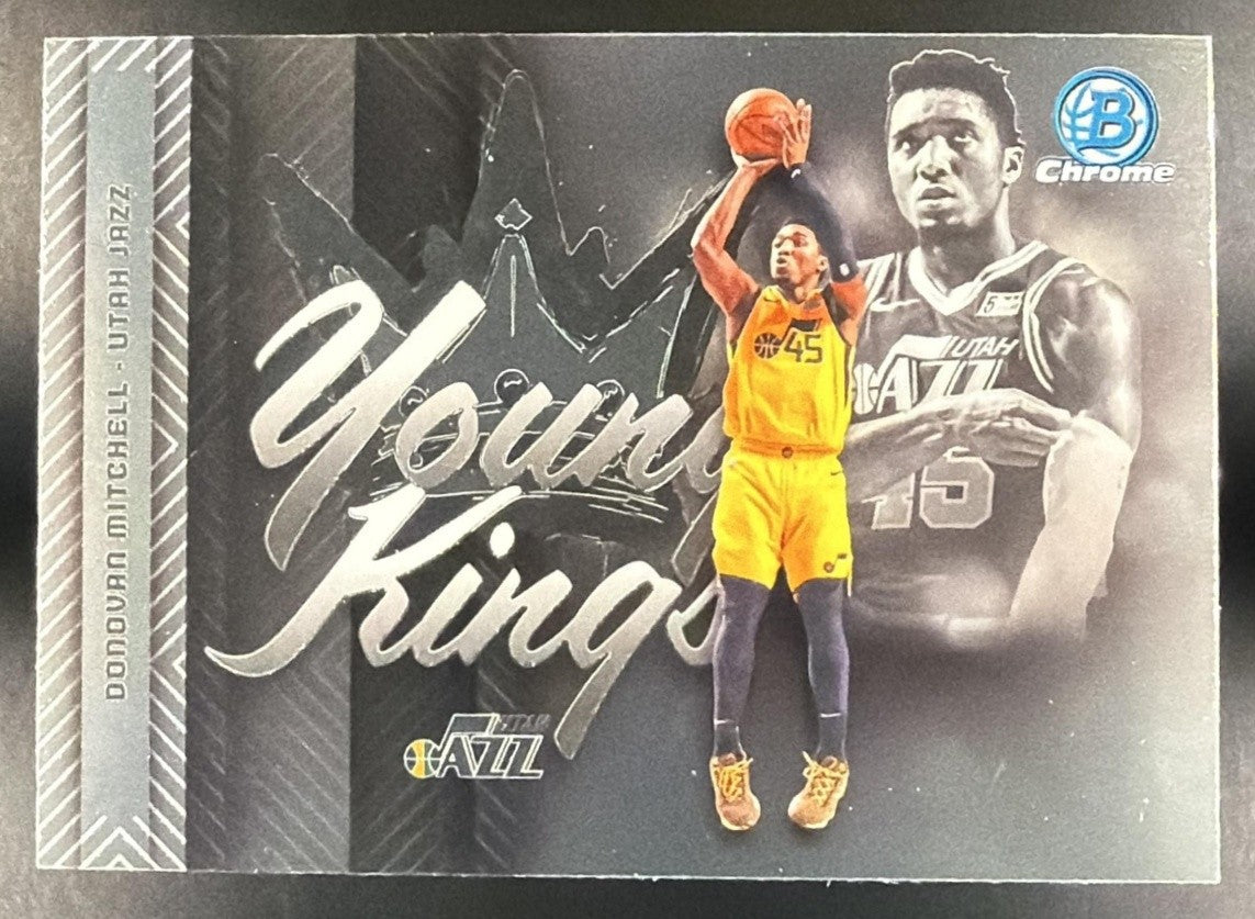 DONOVAN MITCHELL 2025-26 BOWMAN #YK-15 CHROME YOUNG KINGS JAZZ