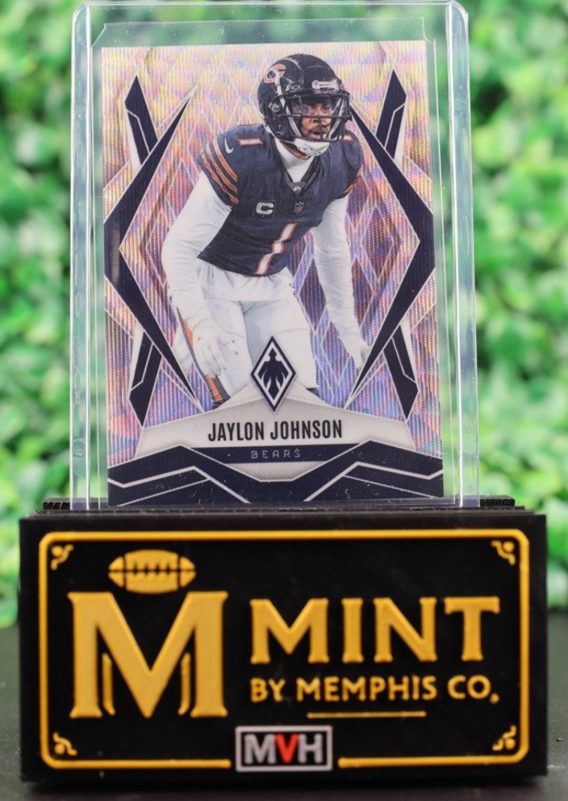 JAYLON JOHNSON 2025 PANINI PHOENIX /199 SILVER WAVE BEARS #45