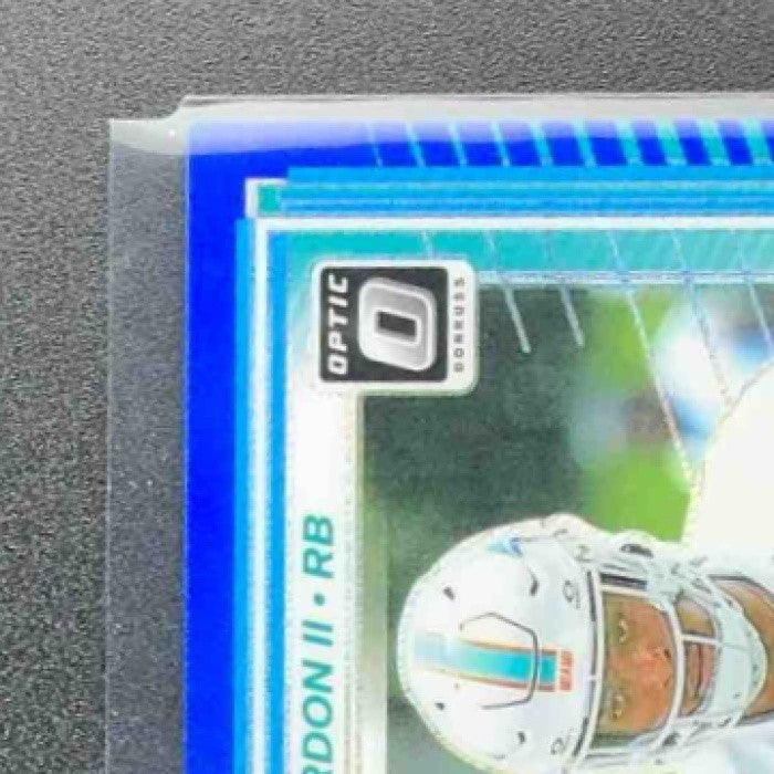 2025 Panini Donruss Optic Ollie Gordon II #218 Rated Rookie Blue Hyper Prizm