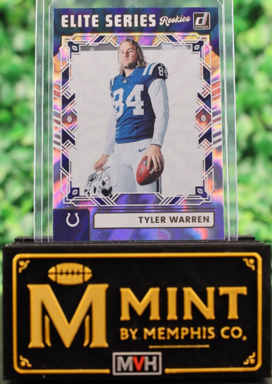 TYLER WARREN 2025 PANINI DONRUSS ELITE SERIES ROOKIES #ESR-TWN RC COLTS