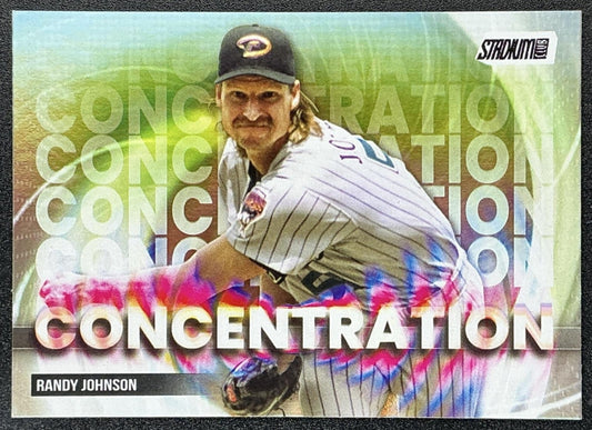 RANDY JOHNSON 2025 TOPPS STADIUM CLUB #C-2 CONCENTRATION DIAMONDBACKS