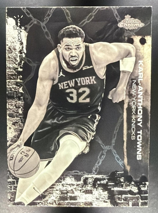 KARL-ANTHONY TOWNS 2025-26 TOPPS CHROME X CACTUS JACK #5 KNICKS