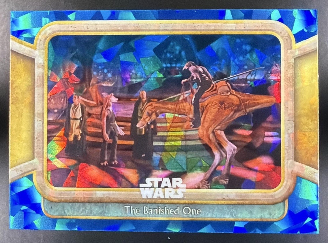 THE BANISHED ONE 2024 TOPPS CHROME SAPPHIRE STAR WARS: PHANTOM MENACE #16
