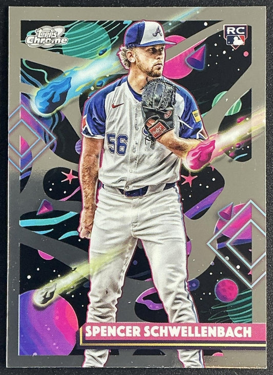 SPENCER SCHWELLENBACH 2025 TOPPS COSMIC CHROME #157 RC BRAVES