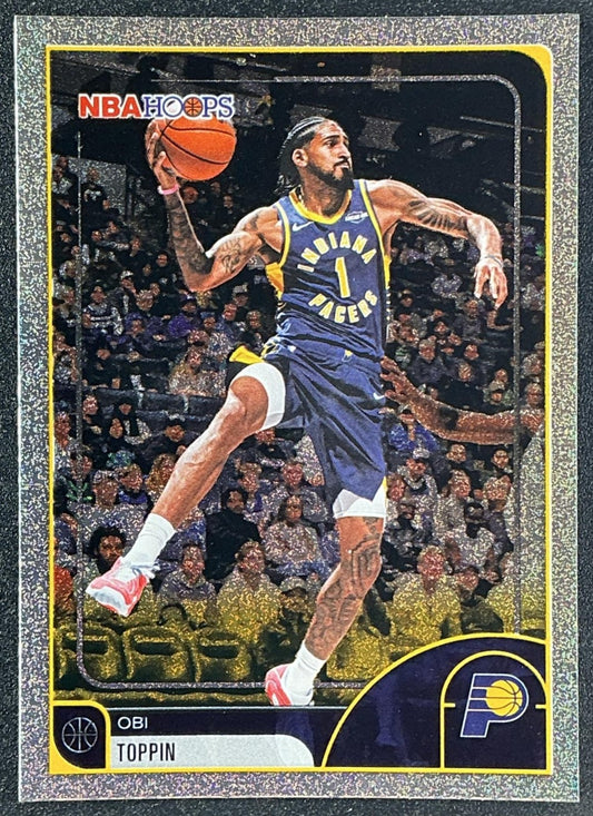 OBI TOPPIN 2025-26 TOPPS HOOPS #225 PIXEL BURST PACERS