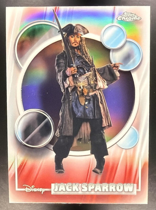 2026 Topps Chrome Disney Jack Sparrow #14 Refractor
