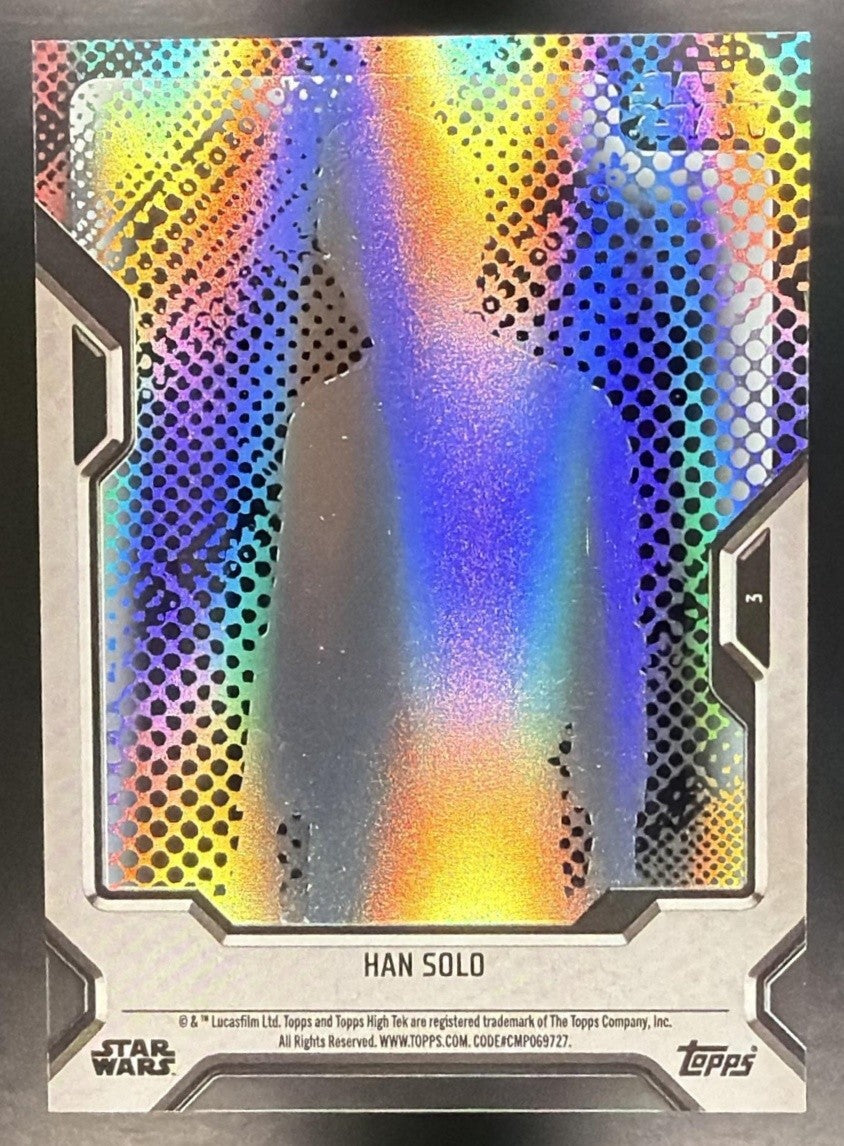 HAN SOLO 2023 TOPPS STAR WARS HIGH-TEK #3 PATTERN 3