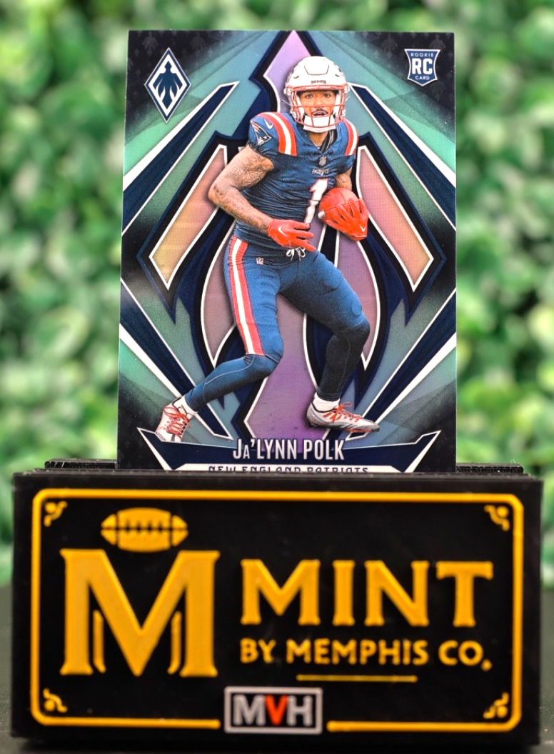 JaLynn Polk2024 Panini Phoenix #190 Teal Fade /72 RC Patriots