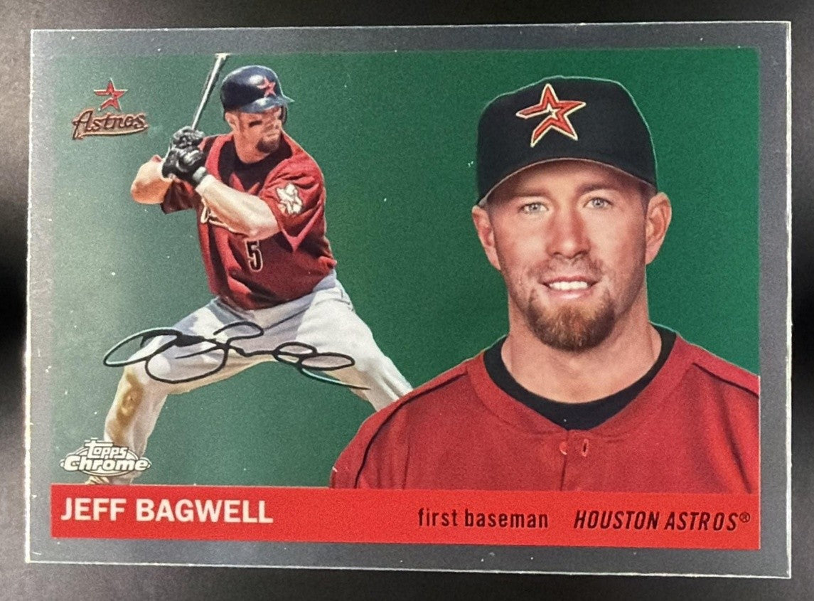JEFF BAGWELL 2025 TOPPS CHROME PLATINUM ANNIVERSARY #468 ASTROS