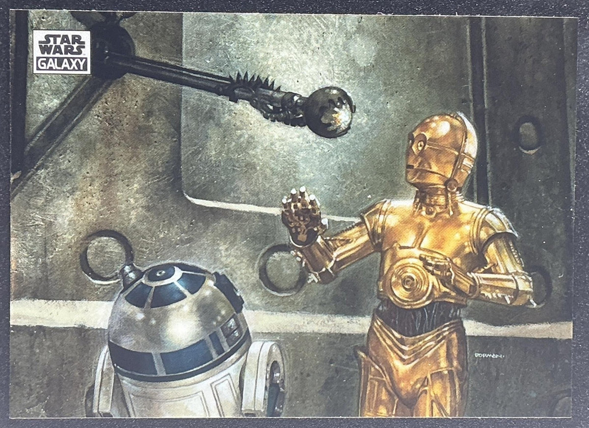 I DON'T THINK THEY'RE GOING TO LET US IN 2025 TOPPS CHROME STAR WARS GALAXY #47