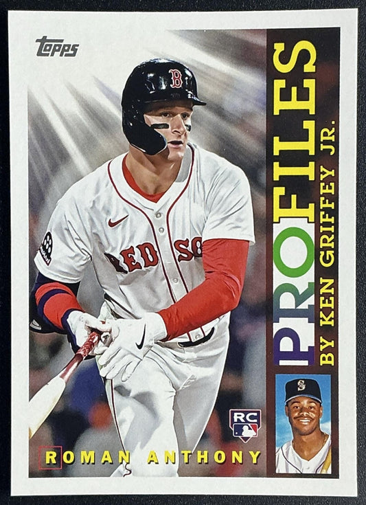 ROMAN ANTHONY 2026 TOPPS SERIES 1 #TP-23 PROFILES RC RED SOX