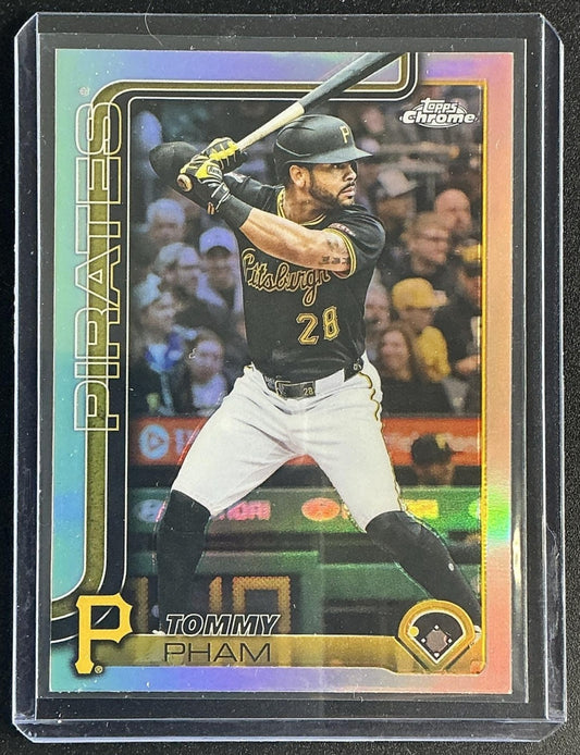 TOMMY PHAM 2025 TOPPS CHROME UPDATE #USC45 REFRACTOR PIRATES