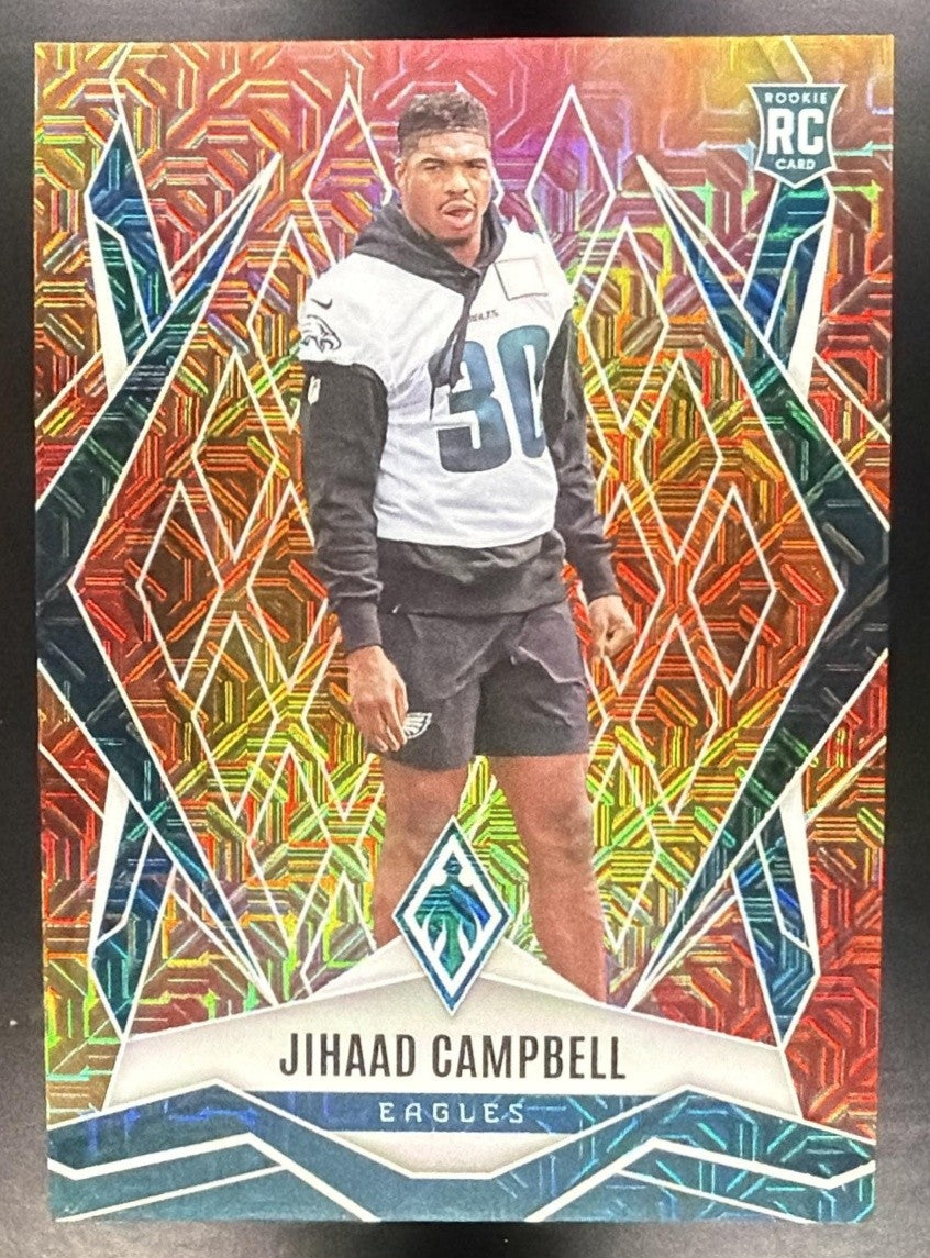 2025 Panini Phoenix Factory Set Jihaad Campbell #235 Rookies Fireburst /350 RC