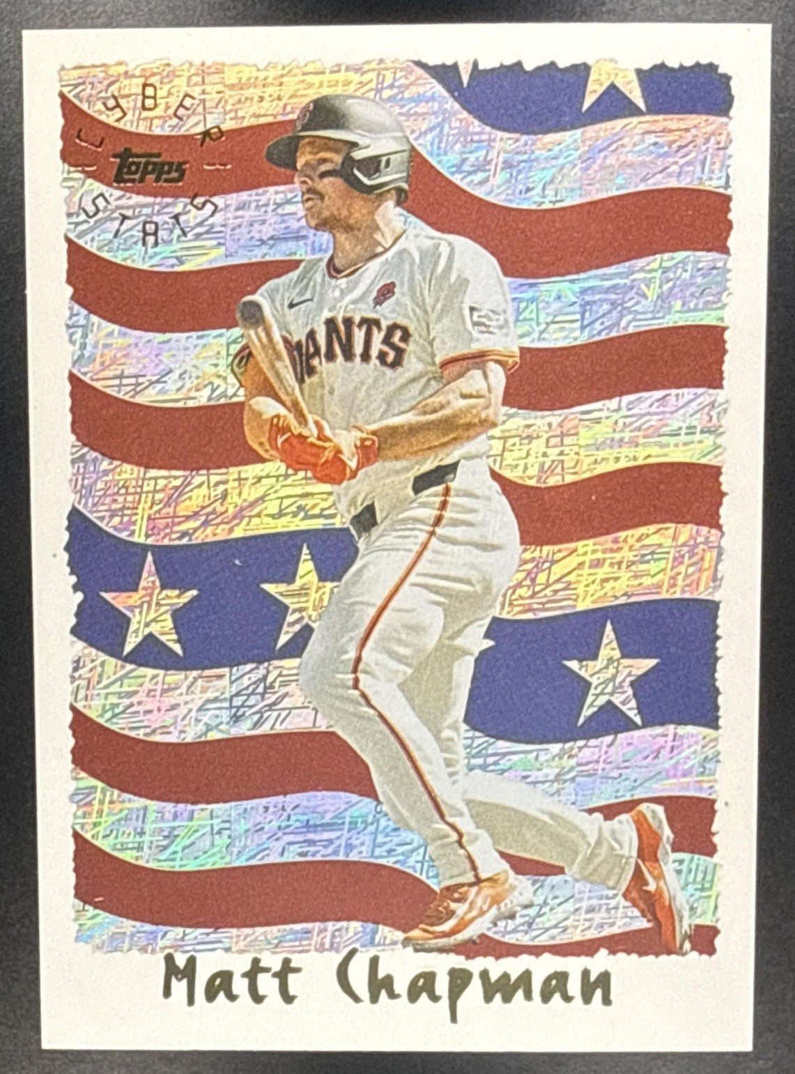 MATT CHAPMAN 2025 TOPPS ARCHIVES #95C-24 1995 CYBERSTATS GIANTS