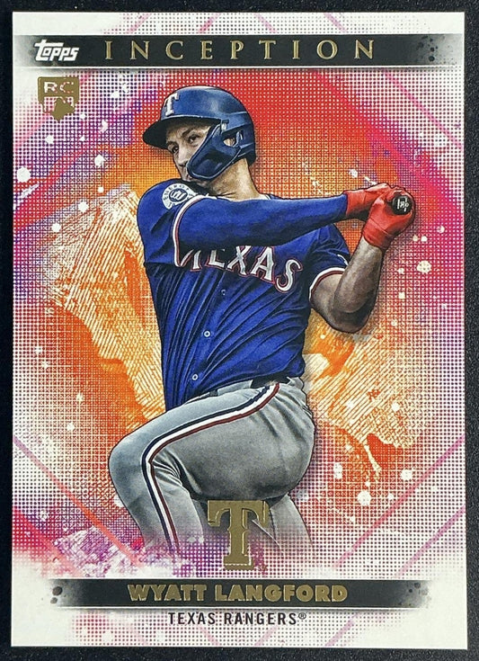 WYATT LANGFORD 2024 TOPPS INCEPTION #83 RC RANGERS