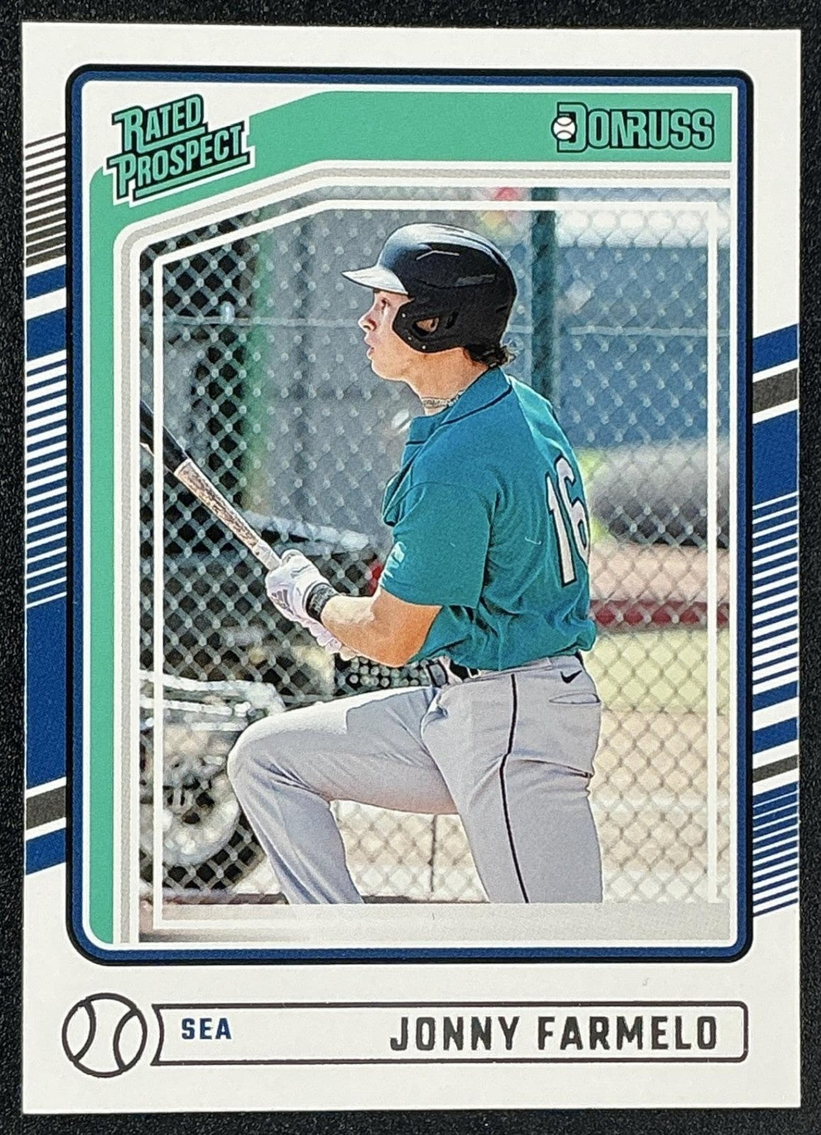 JONNY FARMELO 2024 PANINI DONRUSS #156 RATED PROSPECT MARINERS