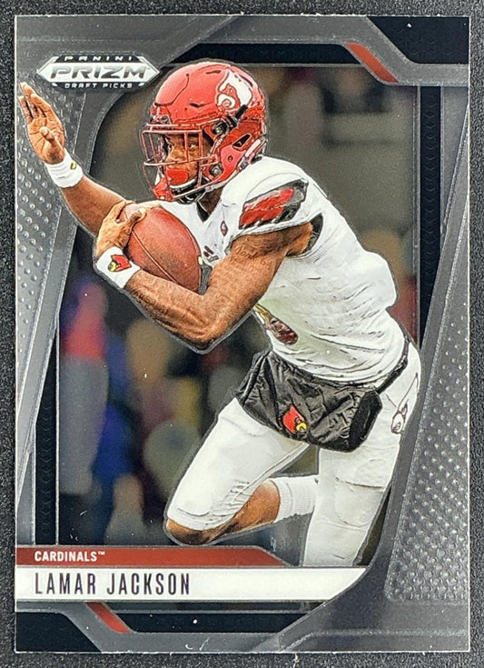 LAMAR JACKSON 2025 PANINI PRIZM DRAFT PICKS #177 CARDINALS